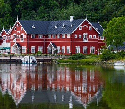 Dyvig Badehotel er et af de smukkeste badehoteller i Sønderjylland