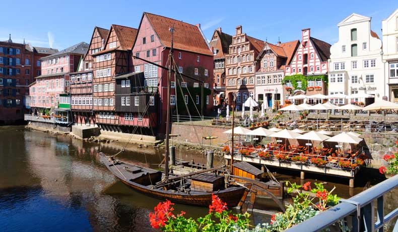 Den gamle havn i Luneburg