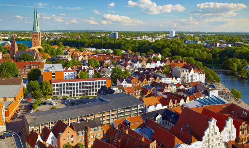 Lübeck i Tyskland