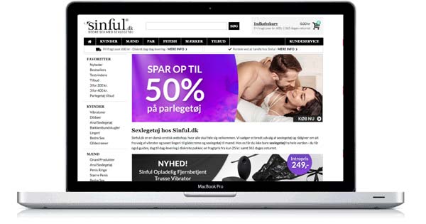 Sexlegetøj hos Sinful