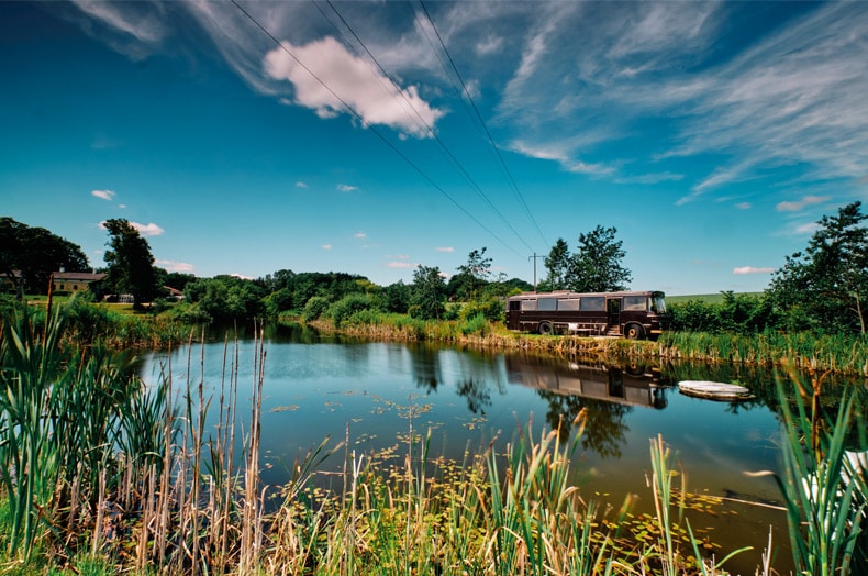 Krusmølle Glamping skolebus