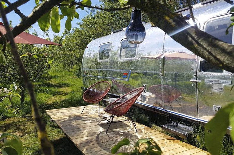 Luksus Camping i Airstream